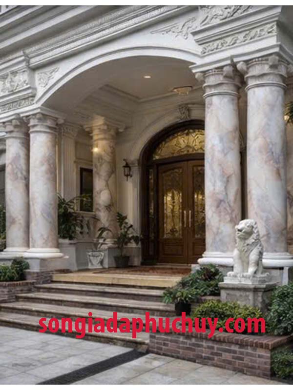 mẫu vân đá 3d hợp với mẫu nhà hầm hố