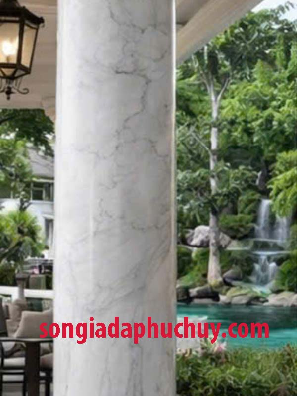 họa tiết vân đá trắng xám cho khách yêu sự nhẹ nhàng hòa với thiên nhiên
