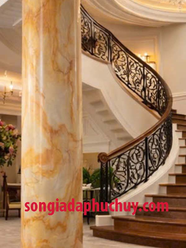 mẫu vân giả đá onyx gốc thạch anh sang trọng trong nhà