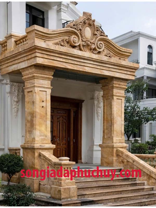 kiểu giả đá đẹp nhất cho mặt tiền nổi bật