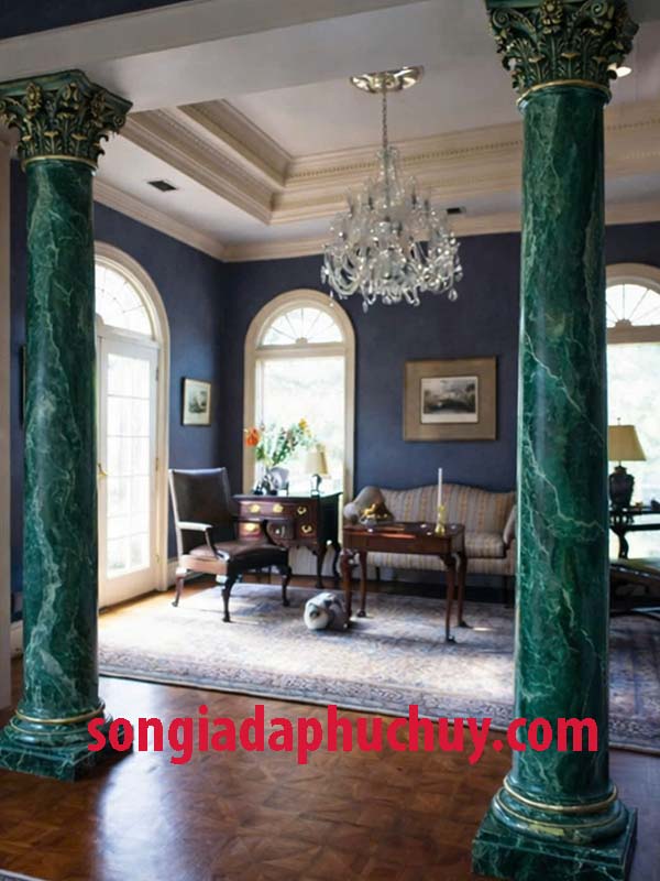 tông cột xanh lạnh cho người yêu sự tối giản