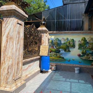 Sơn Giả Đá Cẩm Thạch Cột Vuông – Bền Đến 10 năm