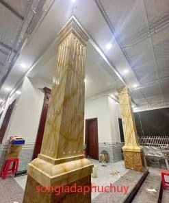 Sơn Giả Đá Cẩm Thạch Màu Vàng – 5+ Mẫu Sang Trọng