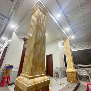 Sơn Giả Đá Cẩm Thạch Màu Vàng – 5+ Mẫu Sang Trọng