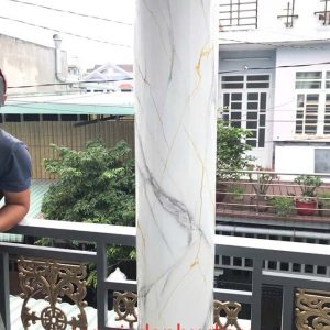 Sơn Giả Đá Cẩm Thạch Màu Xám Trắng – 6+ Mẫu Sang Nhẹ