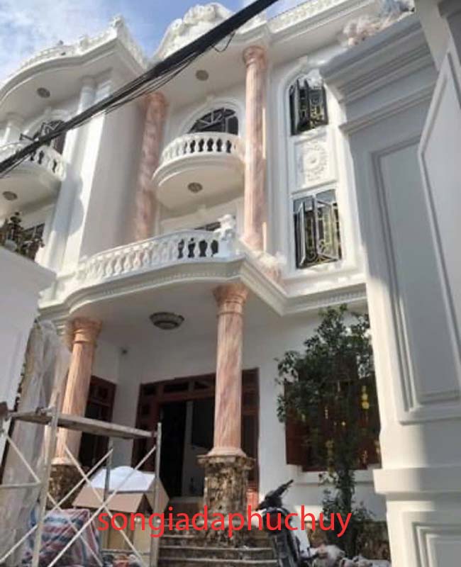sơn giả đá biệt thự tại Liên Chiểu