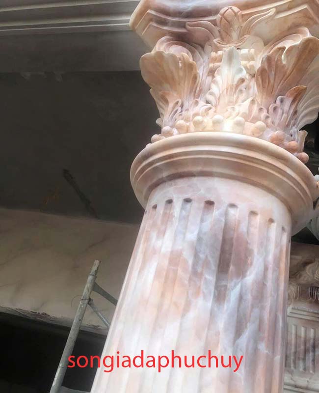 cột giả vân đá cẩm thạch marble