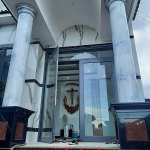 Mẫu Sơn Giả Đá Marble Cột Tròn Đẹp Trong Nhà & Ngoài Trời