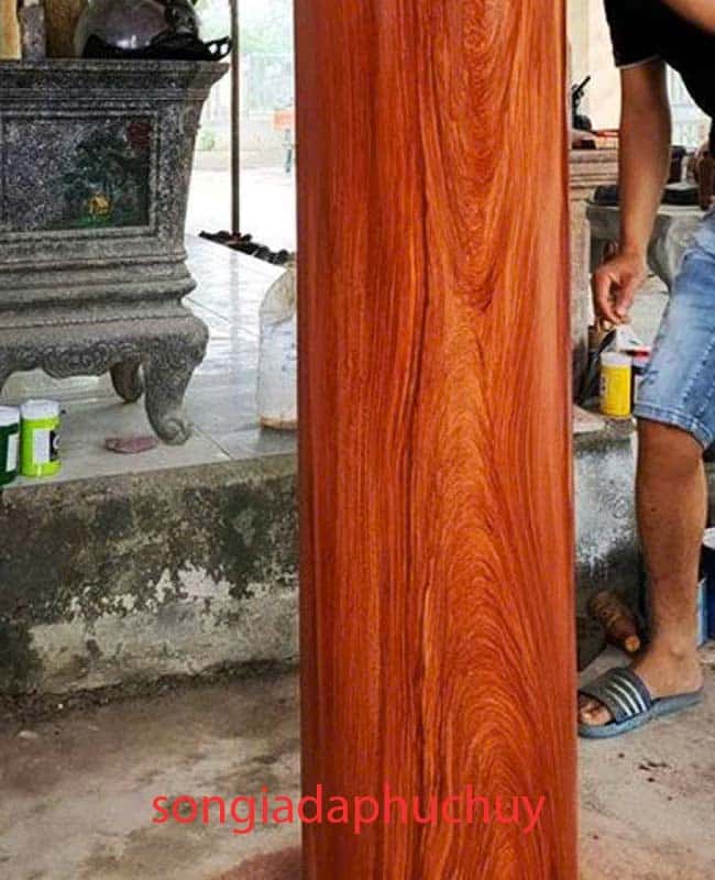 thi công sơn giả vân gỗ