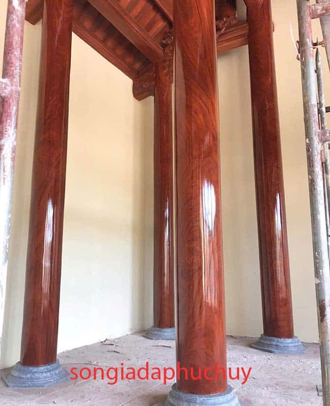 Mẫu cột sơn giả gỗ đẹp nhất