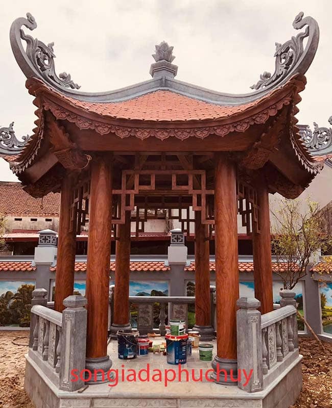 Thi công sơn giả gỗ tại Tây Ninh