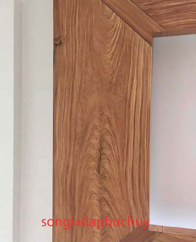 sơn giả gỗ trên thạch cao trần nhà