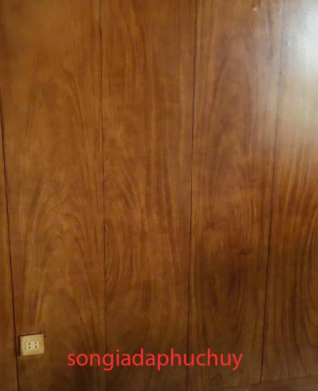 sơn giả vân gỗ trên tường