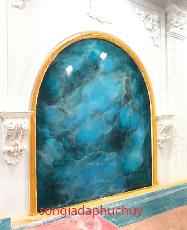 thi công sơn tường giả đá 3d