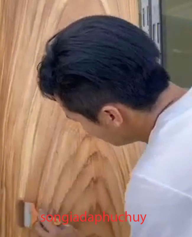 thi công mẫu vân giả gỗ đẹp